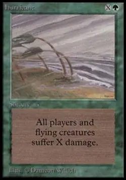 MTG English Hurricane Light Play Normal Beta - Image 1