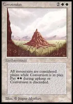 MTG English Conversion Light Play Normal Beta - Image 1