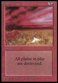 MTG English Flashfires Light Play Normal Beta - Image 1