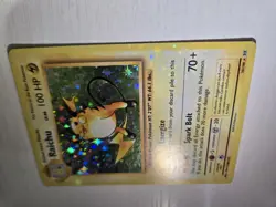 RARE EXTREME HOLO BLEED Raichu 36/108 Pokemon XY Evolutions 2016 Holo Rare LP/NM - Image 4