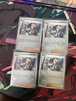 4 HILDA 084/086 White Flare REVERSE HOLO/POKEBALL PLAYSET Trainer Pokemon TCG - Image 1