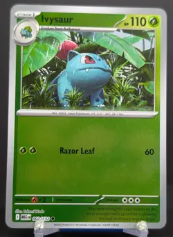 Pokemon Ivysaur 002/132 Reverse Holo Mega Evolution English - Image 1