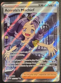 2025 Pokemon TCG Japanese Mega Symphonia Acerola's Mischief SR Holo #084/063 - Image 1