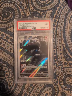 2024 POKEMON SFA EN-SHROUDED FABLE ILLUSTRATION RARE #066 HOUNDOOM PSA 9 - Image 1