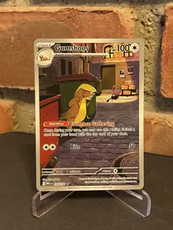 Gumshoos - Illustration Rare 153/132 - Mega Evolution Pokemon - NM/M - Image 3