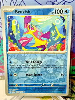 Bruxish 051/198 SV01: Scarlet & Violet Base Set Reverse Holo LP Pokemon Cards - Image 1