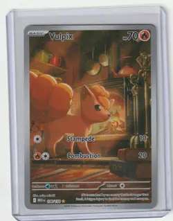Pokemon TCG Mega Evolution Vulpix 138/132 Illustration Rare NEAR MINT - Image 1