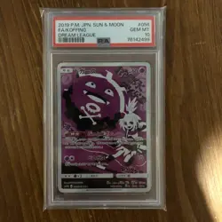 PSA 10 FA/KOFFING #056 CHR Dream League 2019 Pokemon SUN & MOON Japanese - Image 1