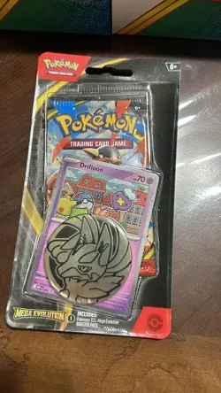 Pokemon TCG Mega Evolution Single Pack Booster Blister Set - Drifloon + Drifblim - Image 3