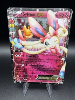 Sylveon EX RC21/RC32 Holo Ultra Rare Pokemon Generations 2016 - Image 1
