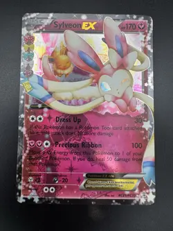 Sylveon EX RC21/RC32 Holo Ultra Rare Pokemon Generations 2016 - Image 3