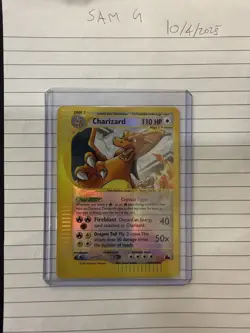 Pokemon Crystal Type Charizard Holo 146/144 Skyridge Ungraded - Image 1