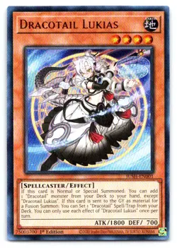 Yugioh Dracotail Lukias Ultra Rare Justice Hunters JUSH-EN001 - Image 1