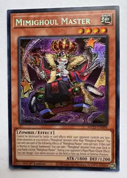 Yugioh Mimighoul Master MP25-EN096 1st Edition Prismatic Secret Rare - Image 1