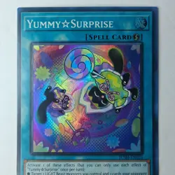 Yugioh Yummy Surprise JUSH-EN025 1st Edition Super Rare NM - Image 5