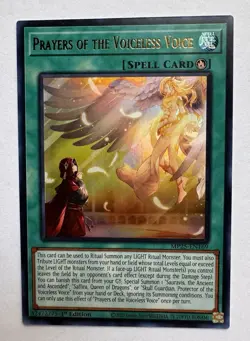 Yugioh - MP25-EN169 - Prayers of the Voiceless Voice - Ultra Rare - 1st Edition - Image 1