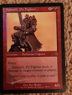 Kamahl, Pit Fighter Foil - Odyssey Set - MTG - Magic the Gathering - Image 1