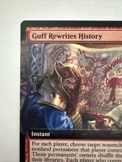 Guff Rewrites History (Extended Art) Commander Masters Regular - Image 2