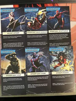 MTG Spider-Man Commander Party Cards (Super-Hero & Villains) - 19x Promotional - Image 1
