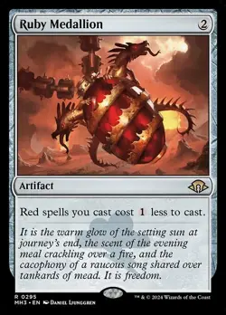 Ruby Medallion x1 1x Modern Horizons 3 NM MTG - Image 1