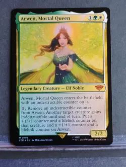 Arwen, Mortal Queen; Foil; Universes Beyond: the Lord of the Rings: Tales of... - Image 1