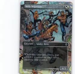 Web-Warriors (Borderless) Foil U Marvel's Spider-Man 203 NM - Image 1