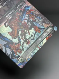 2025 MTG Spiderman Web-Warriors Borderless Creature Foil - Image 4