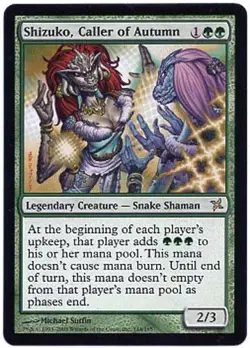 SHIZUKO, CALLER OF AUTUMN X1 MAGIC MTG BETRAYERS of KAMIGAWA NEAR MINT (NM) 2005 - Image 1