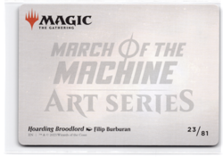 Hoarding Broodlord Art Card 23 Art Series: March of the Machine NM - Image 2