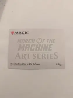 Hoarding Broodlord Art Card Art Series: March of the Machine Regular NM MTG - Image 2