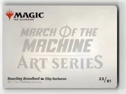 HOARDING BROODLORD ART CARD March of the Machine #23 AMOM(NM+)(MTG) - Image 2
