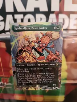 Spider-Ham, Peter Porker (Borderless) Marvel's Spider-Man Foil - Image 1