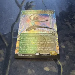 MtG FOIL Silk, Web Weaver Borderless Marvel's Spider-Man MAGIC THE GATHERING 215 - Image 5