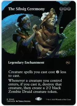 The Sibsig Ceremony (Borderless) Foil - 0340 - Tarkir Dragonstorm - NM/M - Image 1