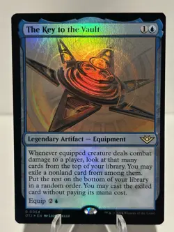 The Key to the Vault 54 R Outlaws of Thunder Junction FOIL NM MTG - Image 1