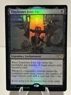 Tinybones Joins Up 108 R Outlaws of Thunder Junction FOIL NM MTG - Image 1