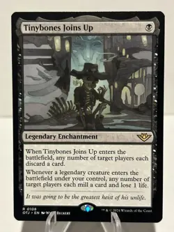 Tinybones Joins Up 108 R Outlaws of Thunder Junction NM MTG - Image 1