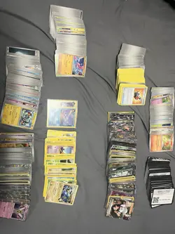 Pokemon Huge Card Collection Lot Holos Inserts Rares Full arts EX GX - Image 1