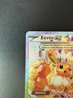 Pokemon TCG Prismatic Evolutions SPC Eevee EX Black Star Promo Card 174 - Image 2