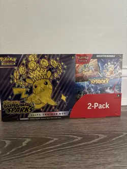 Pokemon Surging Sparks Elite Trainer Box ETB 2 Pack - Image 1