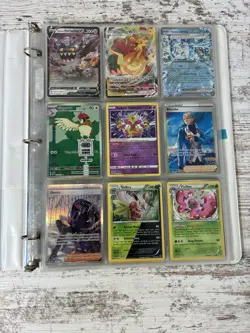 Pokemon Card Binder Collection TCG Trading Card Game Pidgeotto Geeta Charmander - Image 3