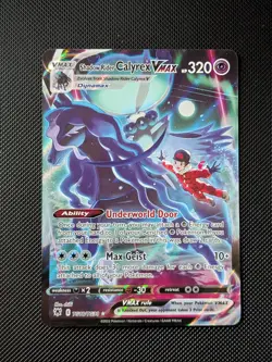 Pokemon TCG Shadow Rider Calyrex VMAX TG18 Pokemon AR SWSH NM/M Trainer Gallery - Image 1