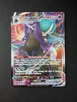 Pokemon TCG Pokemon Shadow Rider Calyrex VMAX Ultra Rare Holo SWSH NM/M - Image 1