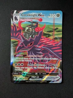 Pokemon TCG Corviknight VMAX TG19 Silver Tempest NM/M Trainer Gallery - Image 1