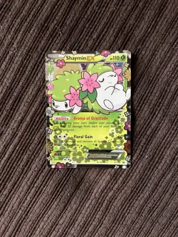 Pokemon TCG Shaymin EX XY Black Star Promos (XY148) Holo Promo MP - Image 1