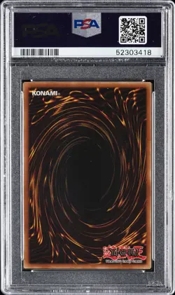 2002 YU-GI-OH! LOB-LEGEND OF BLUE EYES WHITE DRAGON TWO-MOUTH DARKRULER PSA 9 - Image 2