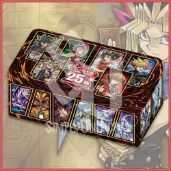 Yugioh DUELING HEROES 25th ANNIVERSARY TIN MP23 MEGA PACKS FACTORY SEALE + Bonus - Image 1