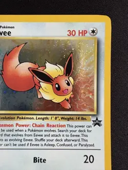 Eevee Holo JR Old Secret Promo Retro Rare Pokemon Card Game - Image 3