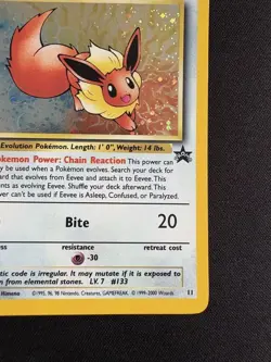 Eevee Holo JR Old Secret Promo Retro Rare Pokemon Card Game - Image 4