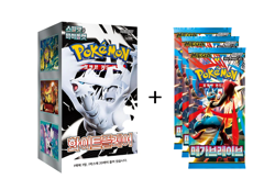 Pokemon Card: Scarlet & Violet: White Flare KR 1 Box + 3 Mega Brave Packs - Image 1